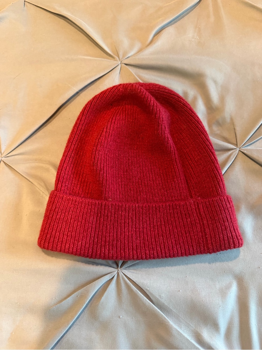 Classic Ribbed Beanie - Red - Picture 2 of 2